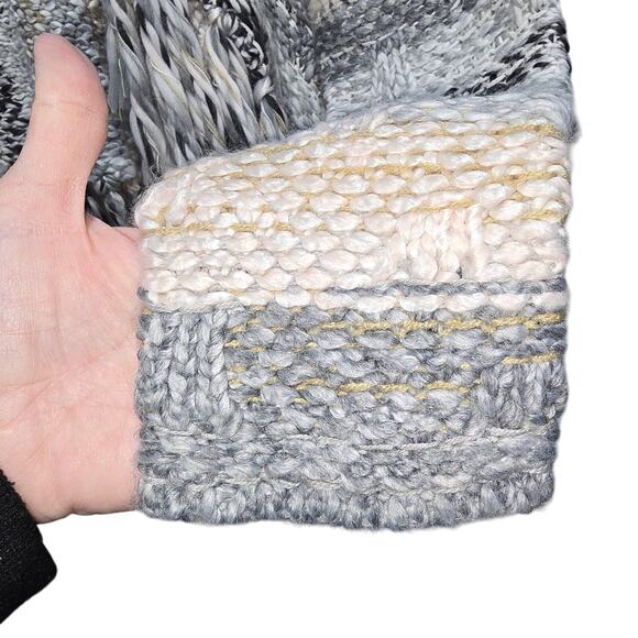 Brand New Bethany Mota Special Edition Bohemian Sweater Fringe Cardigan Size XL - Picture 3 of 9